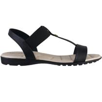 Sandália Flat Calce Fácil Feminina Modare Preta - 7053.163