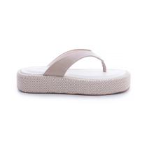 Sandália Flat Dedo Yanka Off White