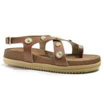 Sandália Flat Feminina Cazzualen 40101/100 Sandália Flat Feminina Cazzualen 40101/100