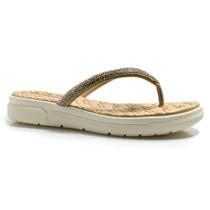 Sandália Flat Feminina Comfortflex 2442431 Sandália Flat Feminina Comfortflex 2442431