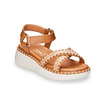 Sandalia flat form vizzano anabela leve original 6519102