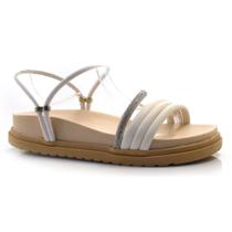 Sandália Flat Infantil Pampili do 28 ao 34 Off White 568.022