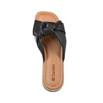 Sandália Flat Nó Comfort Verde Menta