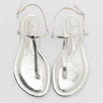 Sandália Flat Sapato da Corte Fio Dental