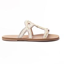 Sandália Flat Sapato da Corte Predraria Noiva