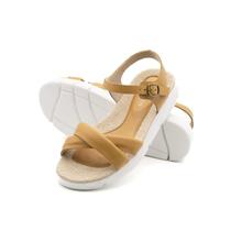 Sandália Flatform Bonnie em Couro Alfa Mel - 11100AME Sandália Flatform Bonnie em Couro Alfa Mel - 11100AME