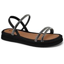 Sandália Flatform com Brilho Feminina Mississipi - MI715