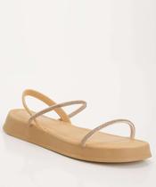 Sandália Flatform Feminina Strass Via Uno 803053-57095