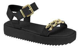 Sandalia Flatform Feminina Tratorada Baixa Lançamento Moleca