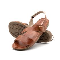 Sandália Flatform Goa em Couro Crush Rust - 14288CR Sandália Flatform Goa em Couro Crush Rust - 14288CR
