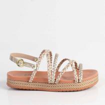 Sandalia Flatform Griffe G Feminina 1578Cf Rose