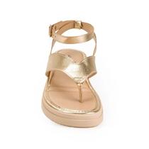 Sandalia flatform ouro light