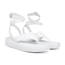 Sandalia Flatform Papete de Dedo Tiras no Tornozelo Conforto Feminina - Yes Basic