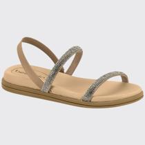 Sandália Flatform Plana Feminina Tiras Strass Rio 8488.109.26123 Sandália Flatform Plana Feminina Tiras Strass Rio 8488.109.26123