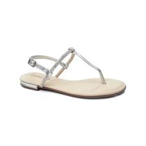 Sandália flatform rasteira beira rio