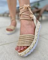 Sandália flatform super trend