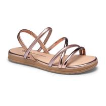 Sandália Flatform Tiras Cruzadas Feminina Dakota