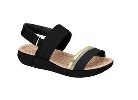 Sandália Flatform Tiras Strass Modare 7142.133.28090