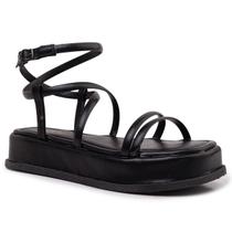 Sandália flatform tiras Sandália flatform tiras