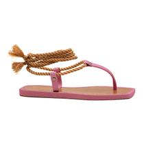 Sandália Flip Flop de Amarração Feminina Ultra Conforto São Francisco Lavanda