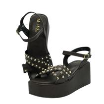 Sandalia Geyze Miss Shoes Marrom Cor:MarromTamanho:38 Sandalia Geyze Miss Shoes Marrom Cor:MarromTamanho:38