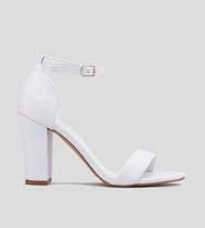 Sandália Gisele Noiva CBK Couro Branco Sandália Gisele Noiva CBK Couro Branco