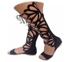 Sandalia Gladiadora Rasteira Sandalia Gladiadora Rasteira