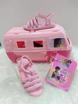 Sandália Greedene kids BARBIE COM MOTORHOME ROAD TRIP