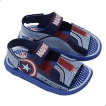 Sandália Grendene Avengers Alvo Infantil Azul Vermelho Sandália Grendene Avengers Alvo Infantil Azul Vermelho