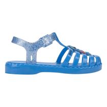 Sandália Grendene Casual Infantil Meninas Stitch Duo Azul Glitter