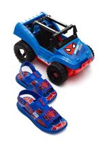 Sandália Grendene Casual Infantil Menino Homem Aranha Buggy Tam. 26/34 - Ref 22940