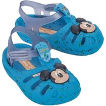 Sandalia grendene disney magic aranha menino infantil azul/verde