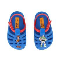 Sandália Grendene Disney Magic Toy Story Infantil Azul Vermelho