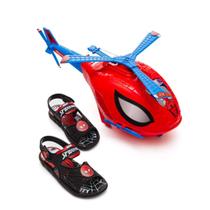 Sandália Grendene Homem Aranha Kit com Acessório - Infantil