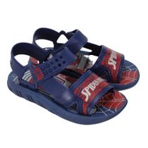 Sandália Grendene Kids 22860 Marvel Web Azul