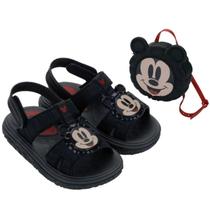 Sandália grendene kids baby mickey disney puff bag 23224