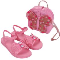 Sandália grendene kids barbie fly mochila 23268 Sandália grendene kids barbie fly mochila 23268