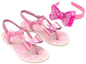 Sandália Grendene Kids Barbie Tiara Glam 22933 23/33 Sandália Grendene Kids Barbie Tiara Glam 22933 23/33