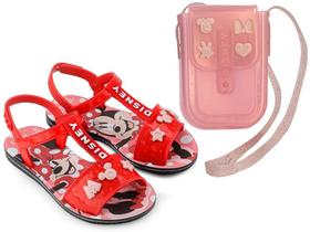 Sandália Grendene Kids Disney Fashion Com Bolsa 22752 25/33