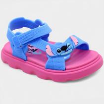 Sandália Grendene Kids Stitch Easy Menina - Rosa e Azul