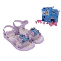 Sandalia grendene kids stitch pet shop ref 23321 infantil