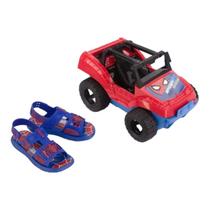 Sandália Grendene Spider Man Buggy Infantil Menino