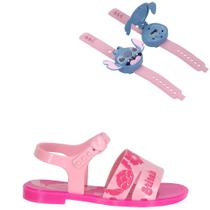 Sandália Grendene Stitch Time - Rosa
