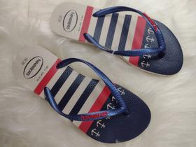 Sandália Havaiana Slim Nautical F Sandália Havaiana Slim Nautical F