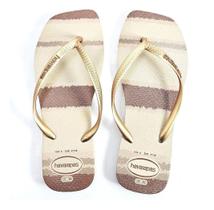 Sandalia havaiana slim squar palette glitter fc