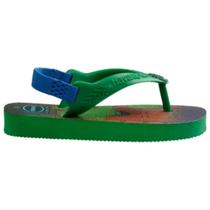 Sandália Havaianas Baby Marvel Menino Verde Pátria