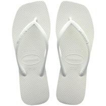 Sandália Havaianas Feminina Slim Square 37/38 Branca Sandália Havaianas Feminina Slim Square 37/38 Branca