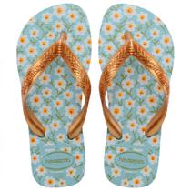 Sandália Havaianas Kids Flores Azul Maceió Tamanho 31/32 1 Par Sandália Havaianas Kids Flores Azul Maceió Tamanho 31/32 1 Par