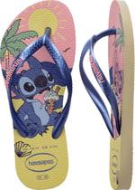 Sandália havaianas kids slim disney stitsh