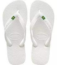 sandalia havaianas masculino branco 37